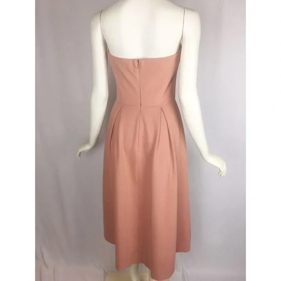 NWT Charles Henry Blush Peach Strapless Mini Dress Size Small - Picture 3 of 8